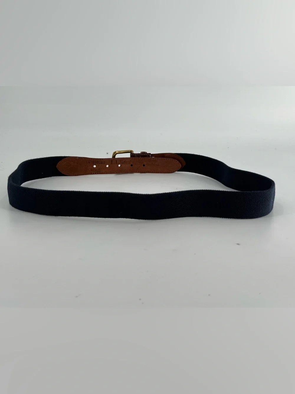 L.L. Bean Canvas & Leather Men’s Casual Belt 44